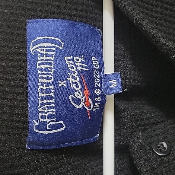 Official Grateful Dead x Section 119 2023 Grunge Waffle Knit Tee - Picture 2 of 8